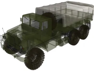 KrAZ 150 3D Model