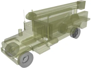Electric Utility Truck 3D Model