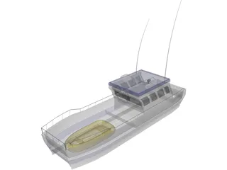 Rescue Boat 3D Model