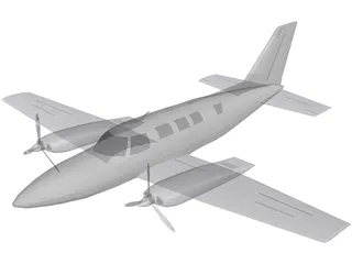 Cessna 402C 3D Model