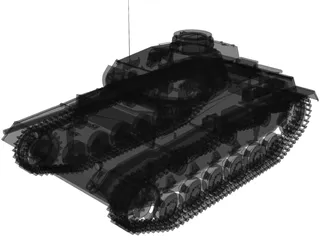 Panzer 3D Model