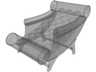 Adolf Loos Chaise Lounge 3D Model