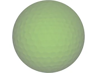 Golf Ball 3D Model