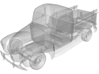 Ford Pickup Street Road (1940) 3D Model