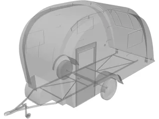 Carlight Caravan 3D Model