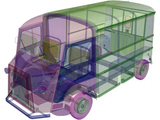 Citroen Le Type H 3D Model