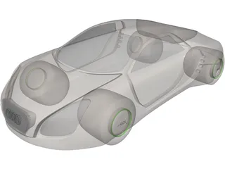 Audi RSQ 10 Concept 3D Model
