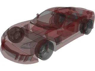 Chevrolet Corvette C6 [Tuned] 3D Model