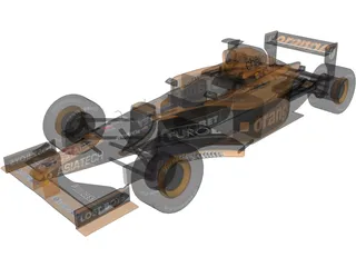 F1 Arrows 2001 3D Model