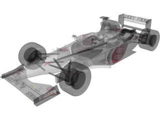 F1 Bar Honda 2001 3D Model