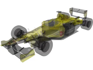 F1 Jordan 2001 3D Model