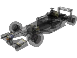 F1 Minardi 2001 3D Model