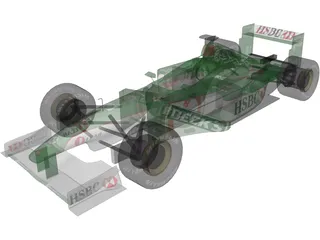 F1 Jaguar 3D Model