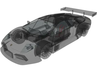 Lamborghini Murcielago R GT 3D Model