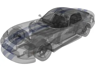 Dodge Viper GTS 3D Model