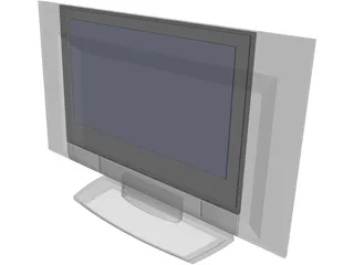 Panasonic Flat TV 3D Model