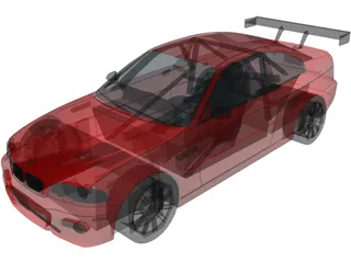 BMW M3 GTR 3D Model
