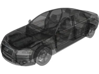 Audi A8L 6.0 W12 Quattro (2004) 3D Model