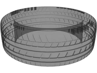 Tire Univesal 15 inch 3D Model