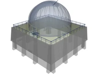 Observatory 3D Model