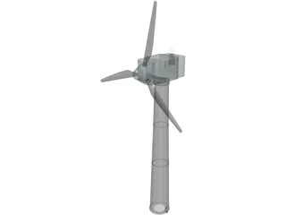 Wind Turbine 3D Model