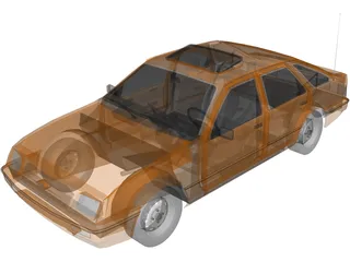 Ford Sierra 3D Model