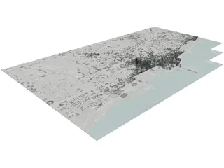 Chicago City 3D Model