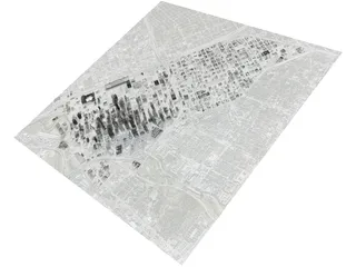 Houston City 3D Model