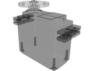 Hitec HS-322HD Servo 3D Model