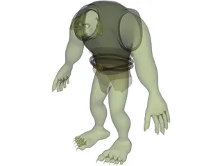 Ogro Chistoso Male 3D Model