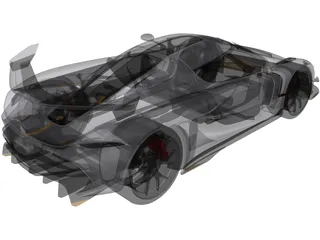 Koenigsegg Jesko (2021) 3D Model