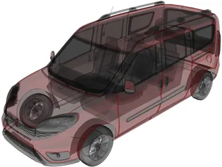 Fiat Doblo Maxi (2015) 3D Model