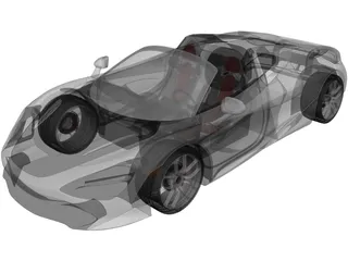 McLaren 720S Spider 3D Model