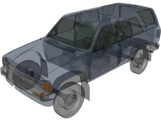 Toyota 4Runner (1986) 3D Model