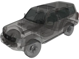 Nissan Patrol (2004) 3D Model