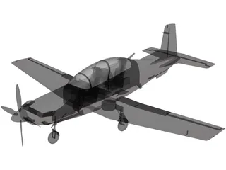 Beechcraft T-6 Texan II 3D Model