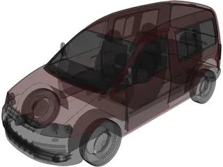 Volkswagen Caddy (2007) 3D Model