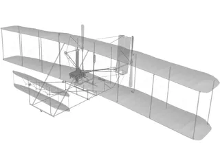 Wright Flyer 3D Model