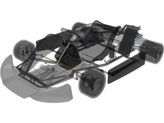 Go Kart 3D Model