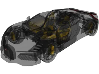 Bugatti W16 Mistral (2024) 3D Model