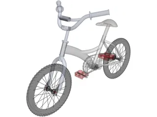 BMX Bike 3D Model