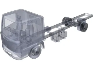 Hino 500 3D Model