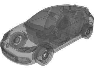 Volkswagen Golf 8 (2020) 3D Model