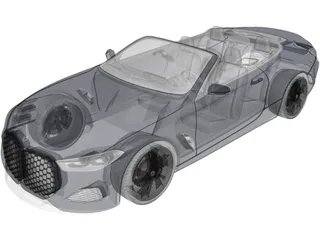 BMW M4 Cabrio (2021) 3D Model