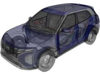 Hyundai Creta (2022) 3D Model