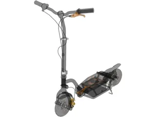 Electric Scooter 3D Model