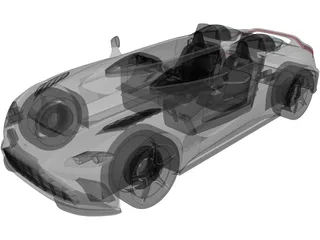 Aston Martin V12 Speedster (2021) 3D Model