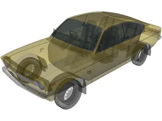 Holden Gemini TX Coupe SL (1977) 3D Model