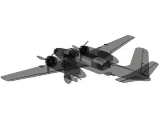 Douglas A-26 Invader 3D Model