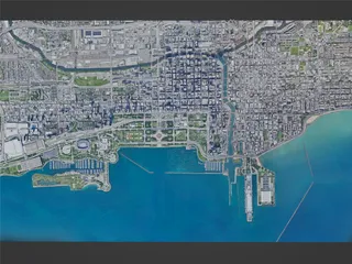 Chicago City, USA (2023) 3D Model